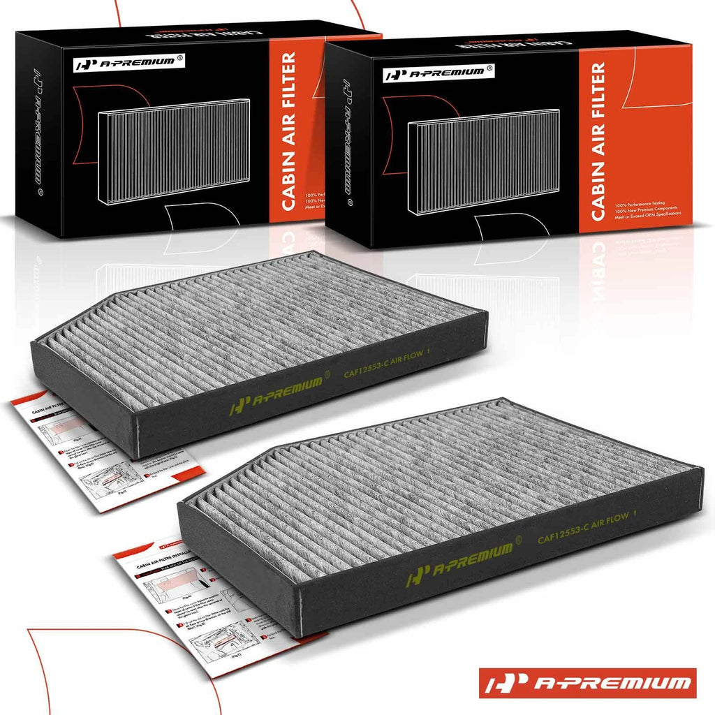 2X Activated Carbon Cabin Air Filter for BMW G20 G22 F87 G80 (2019–2023)