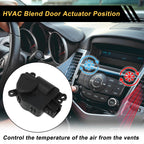 HVAC Heater Blend Door Actuator for Chevrolet Corvette (2014–2019) No. 22842098