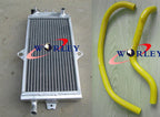 Aluminum Radiator & Blue Hose for Suzuki LT250R (1985-1992)