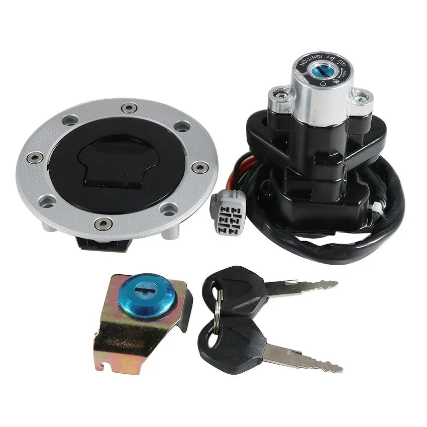 Fuel Gas Cap Ignition Key Switch Seat Lock for Suzuki DL650 V-Strom (2004–2011)