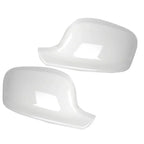 White Side Mirror Cover Caps for BMW X3 F25 2011-2014 (2 x)