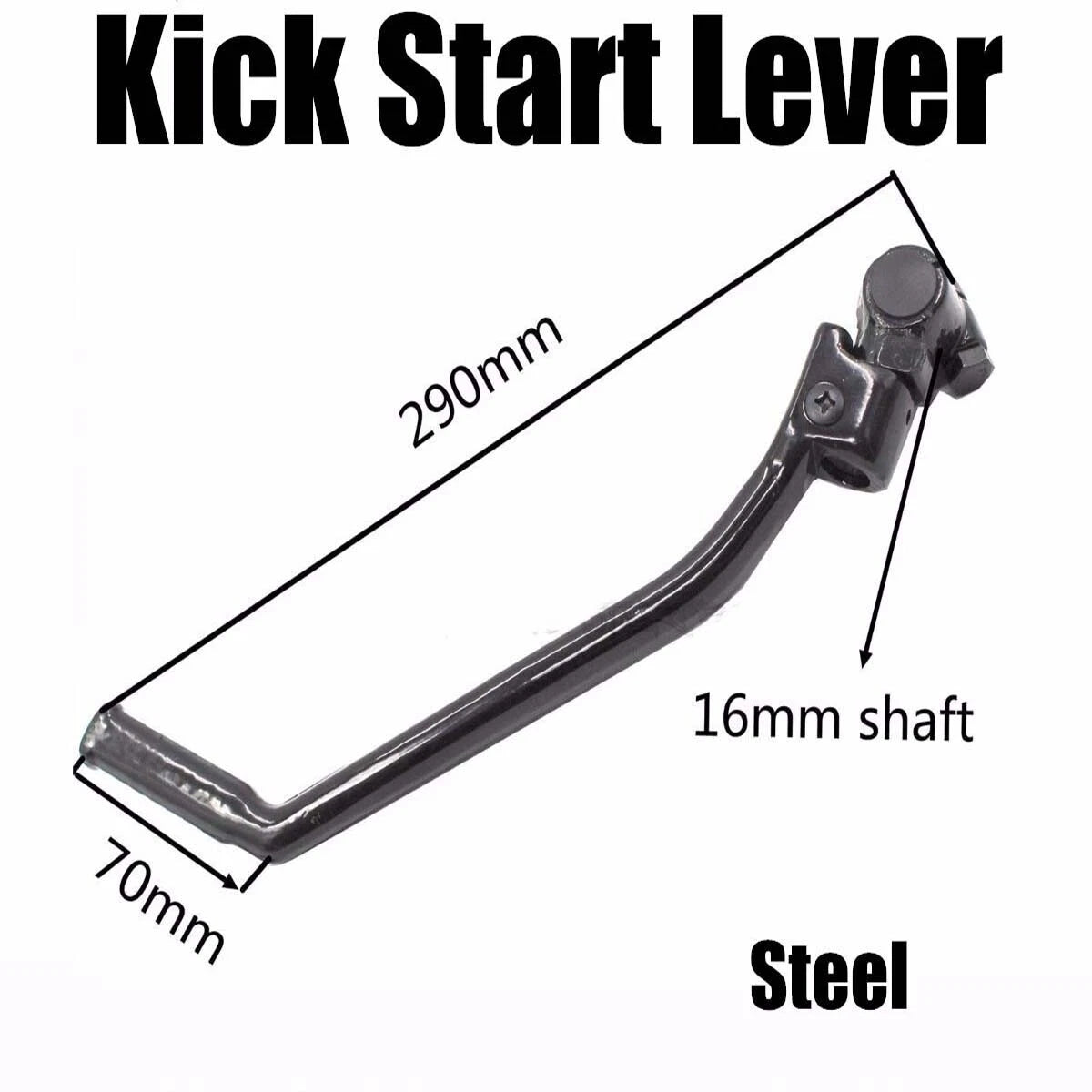 Kick Start Starter Lever 16mm 290mm for Pit Pro 150cc 200cc 250cc