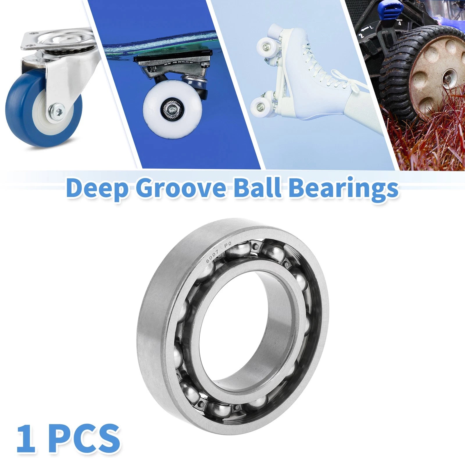 Deep Groove Ball Bearing 35x62x14mm for Scooter Skateboard (P0)