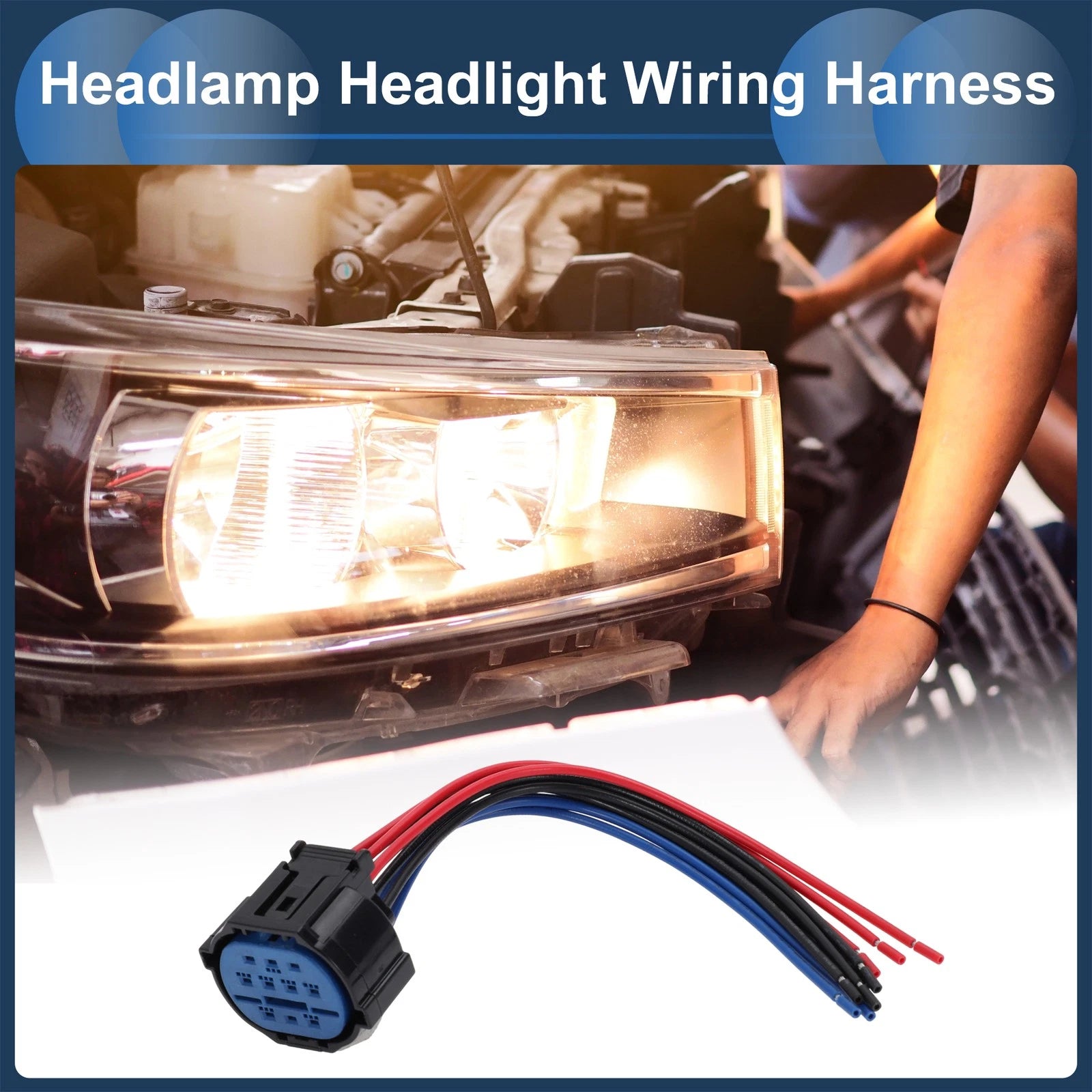 Headlight Wiring Harness Assembly No.HP40610021 for Hyundai Elantra (2017–2018)