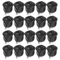 Pack Of 20 Toggle Switch 12V On/Off 2-Pin for Car Lamp Switch