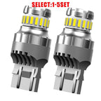 Set of 2 7443 7440 LED Backup Reverse Light Bulbs 6500K Super Bright White