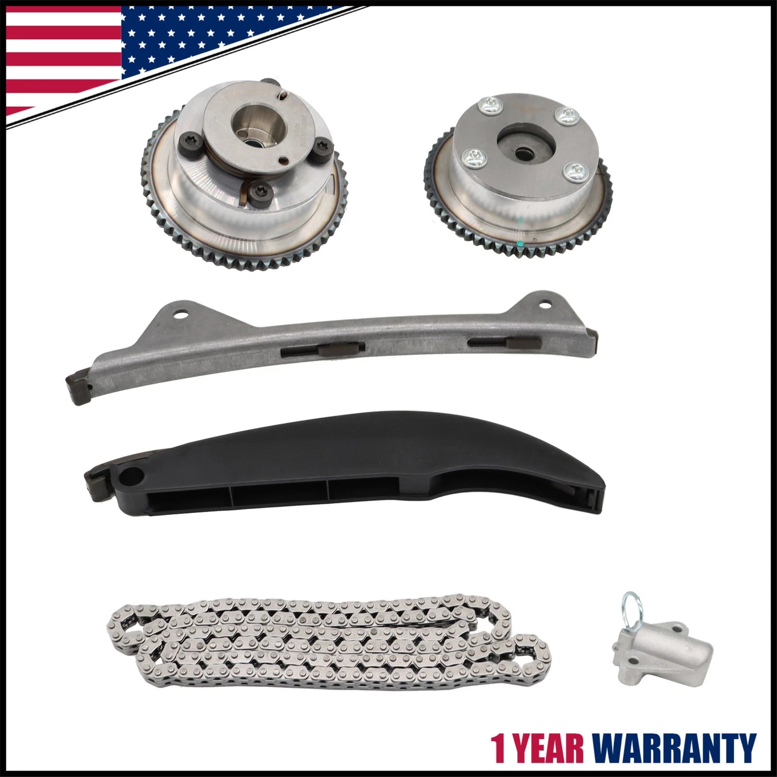 Timing Chain Kit w/CVVT Gear for Hyundai Elantra 1.8L (2011–2014) 24321-2E000