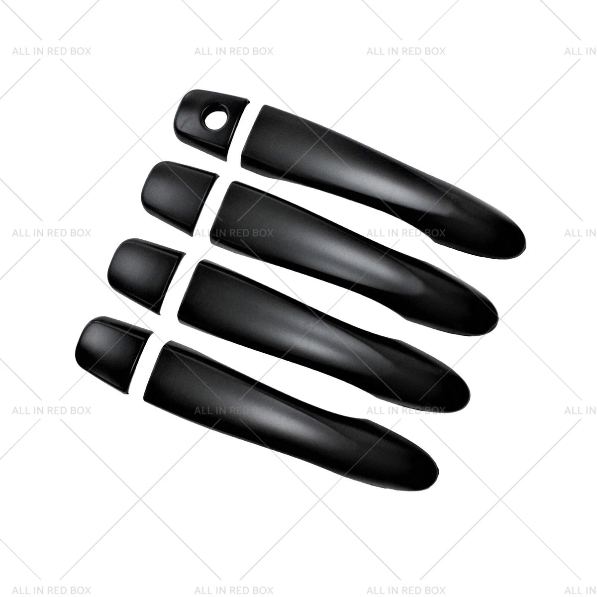 4X Remote Key Door Handle Covers for Nissan Navara D40 (2005–2015)