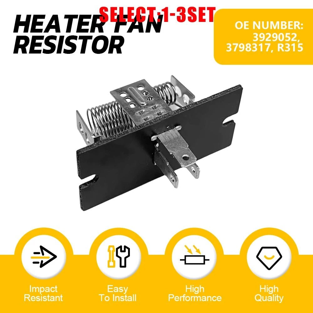Heater Blower Motor Resistor for GM Chevrolet Firebird (3929052, 3798317)