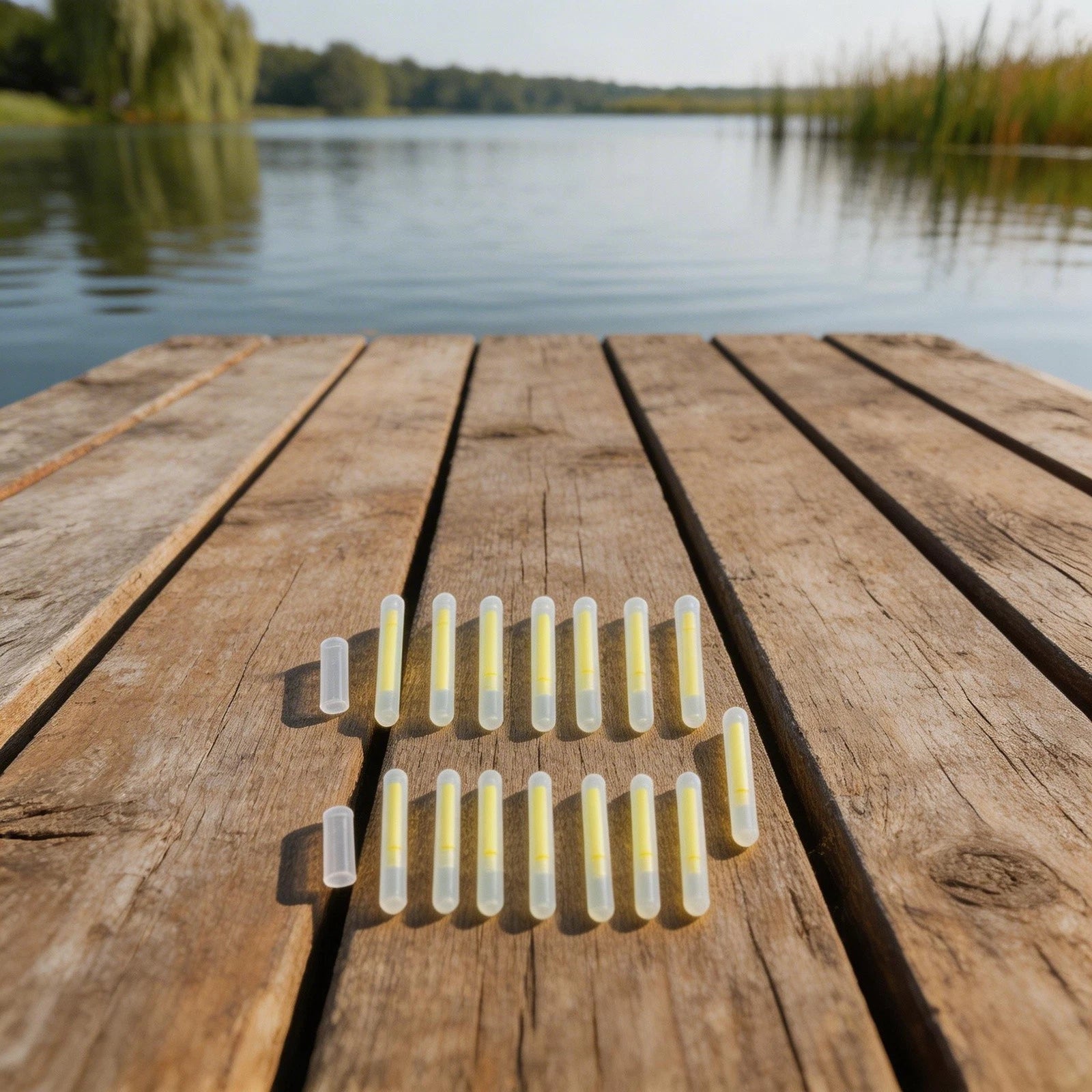 15pcs Luminous Night Fishing Float Lights 3-7cm for Clear Bites
