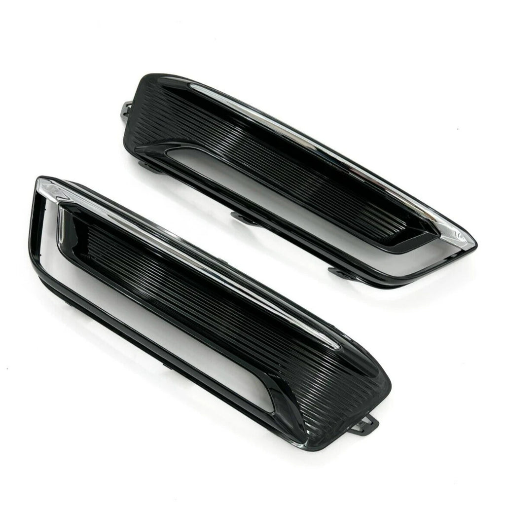Front Driving Fog Light Lamp Bezels Covers Left Right for Chevy Impala (2014–2019)