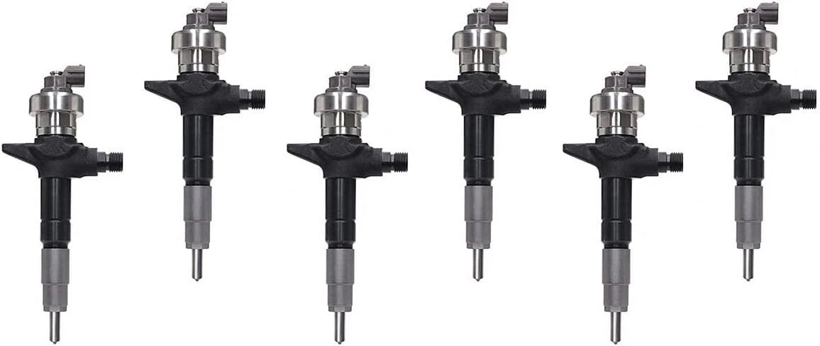 6X Fuel Injector for Isuzu 3.0L 4JJ1 (8-98011604-5, 8980116045, 095000-6980)