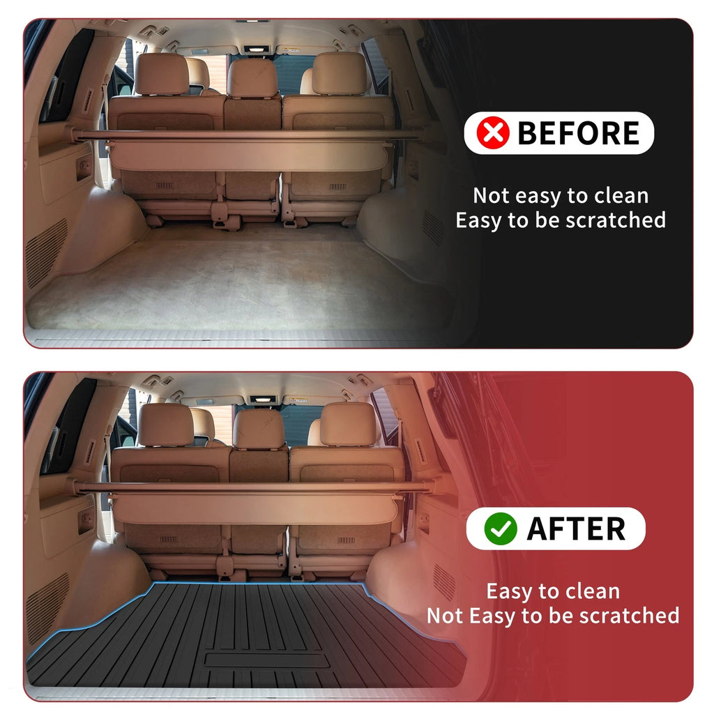 Cargo Liner Rear Trunk Mat for Toyota Highlander (2015–2021) TPE 1 Pc