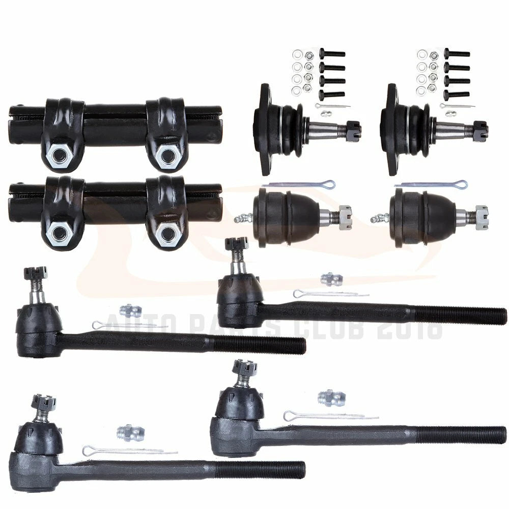 10PCS Suspension Kit Tie Rod End Ball Joint for Chevrolet Buick Oldsmobile