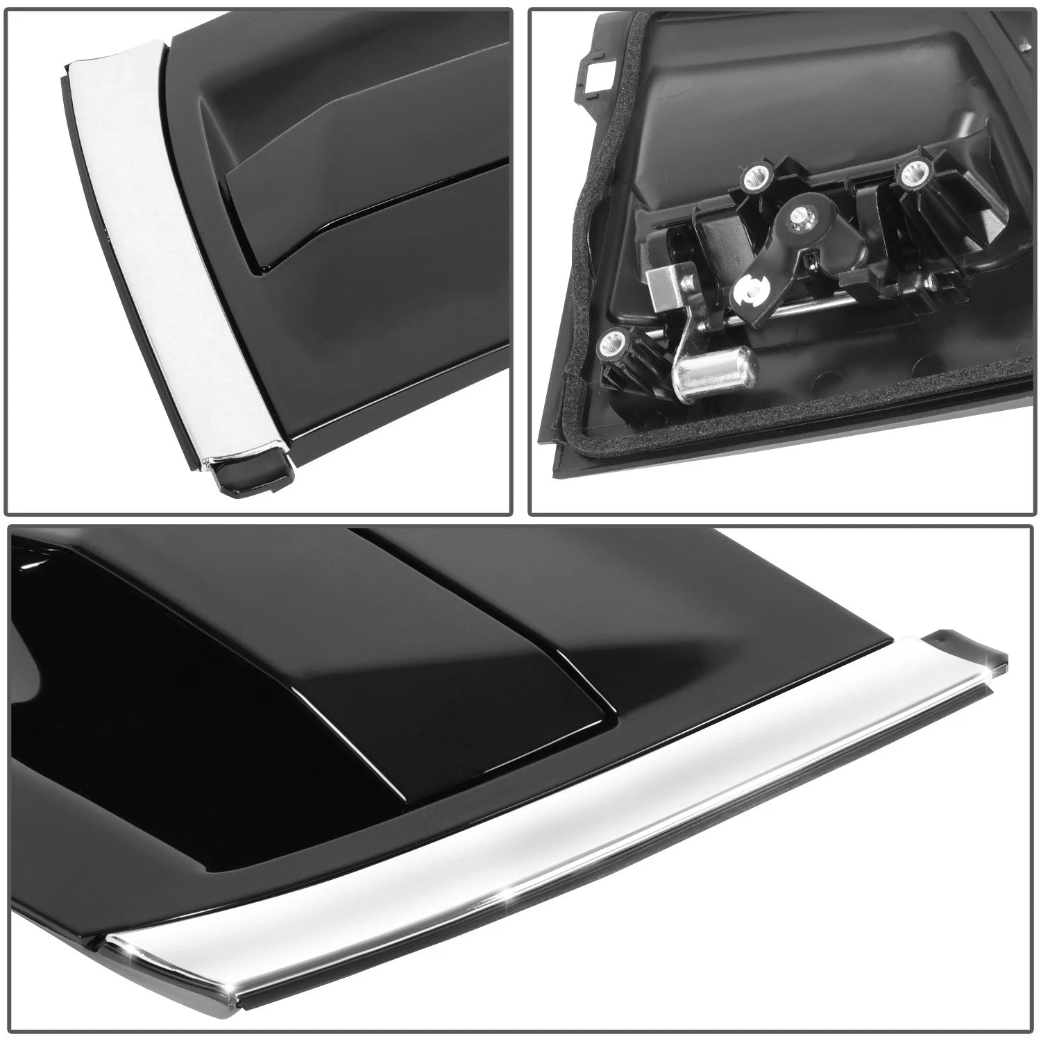 Chrome Black Rear Outer Door Handle for Acura ZDX (2010–2022)