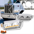 Full LED Dual Projector Headlight for Peterbilt 359/379/389 (1981–2021)