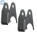 Pair of Rear Upper Shock Mount Repair Brackets for Chevy GMC Sierra (1999–2006)