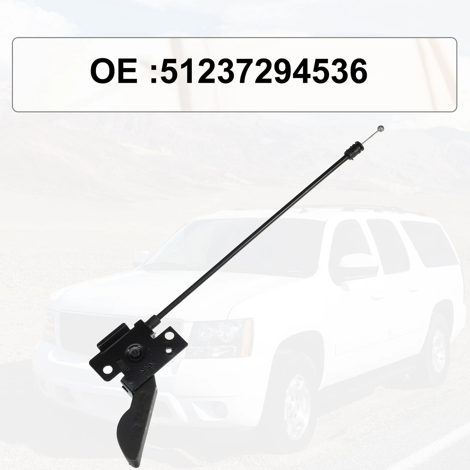 Hood Release Cable for BMW X5 X6 M (2000–2023) 51237294536 731618513247