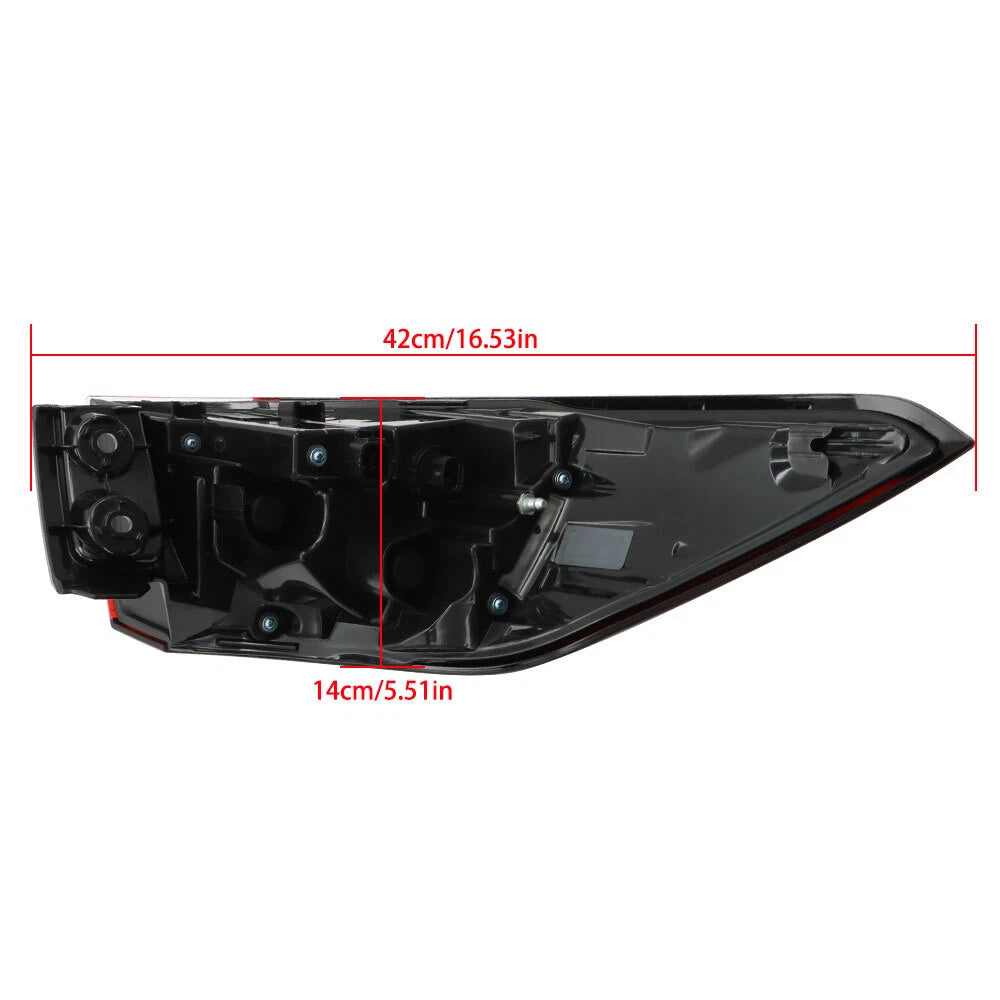 Right Tail Light for Toyota Corolla Cross L/LE (2022-2023) Halogen Chrome Clear
