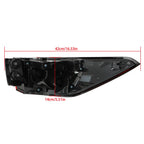 Right Tail Light for Toyota Corolla Cross L/LE (2022-2023) Halogen Chrome Clear
