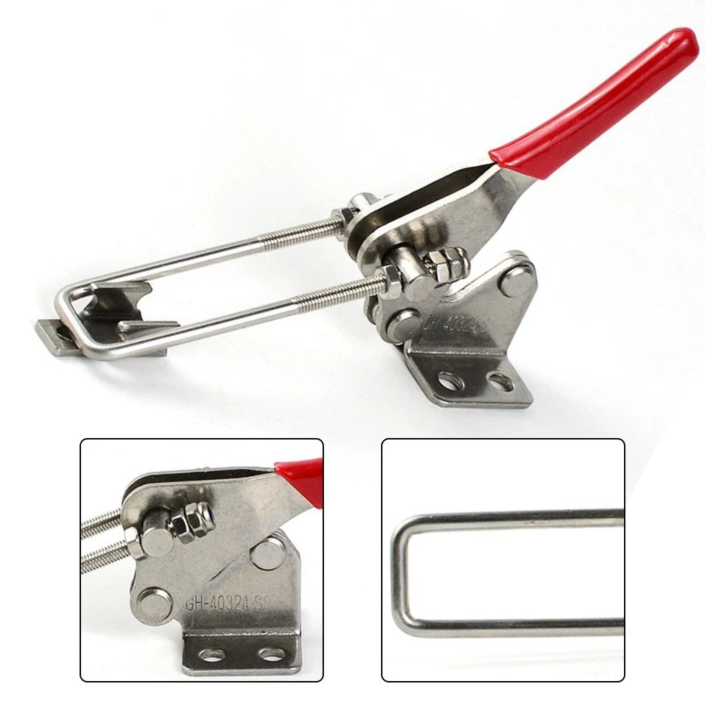 Quick Fastening Box Buckle Clamp for GH40324SSWDCS (Stainless Steel)