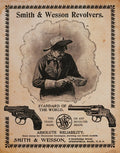Vintage Replica Tin Metal Sign for Smith & Wesson 22 Mag Revolver (1464)