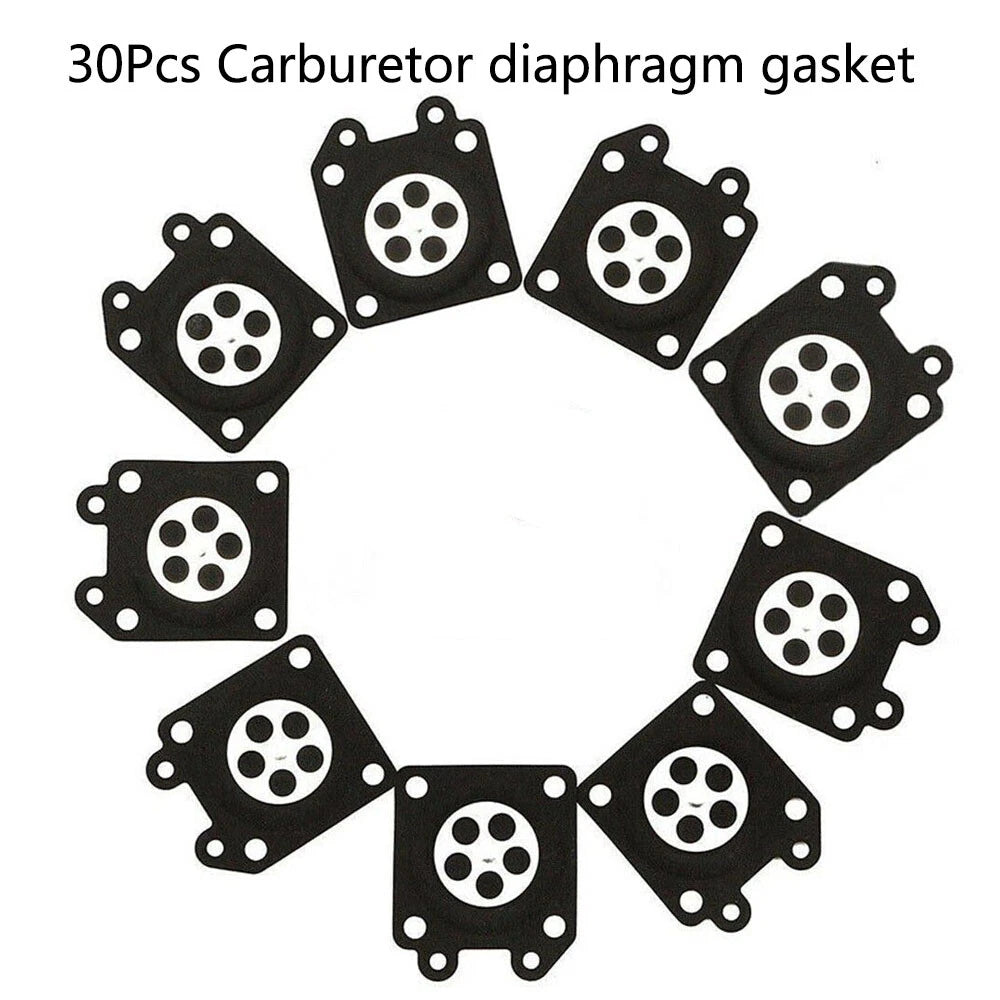 30Pcs Carburetor Metering Diaphragm Repair for Walbro (95-526, 95-526-9, 95-526-9-8)