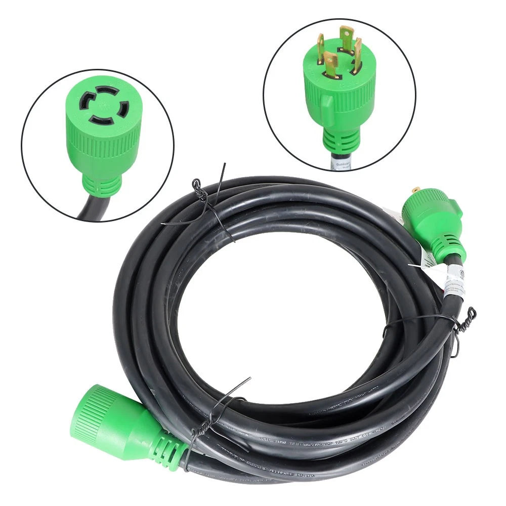 30 Amp Generator Cord for RV (25FT, L14-30P to L14-30R)