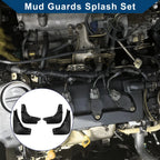 Set of 2 Mud Flaps Splash Guards for Mercedes-Benz EQC (2021–2023)
