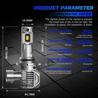 4X 9005 9006 LED Headlight Bulbs for High Low Beam (6500K, 150W)