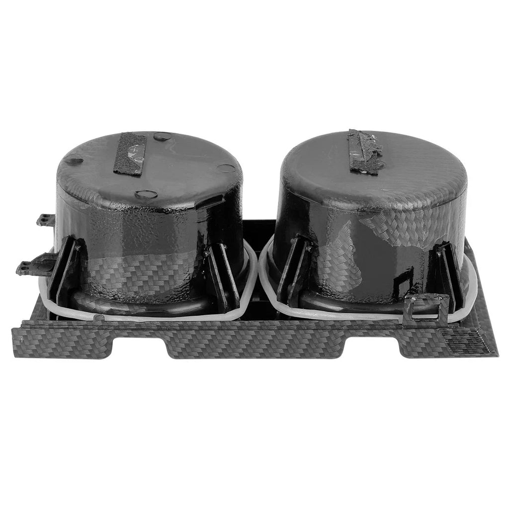 Car Center Console Cup Holder Carbon Fiber Pattern for BMW E46