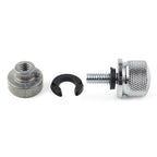 Chrome Rear Fender Passenger Seat Bolt Screw Nut Cover for Harley Sportster