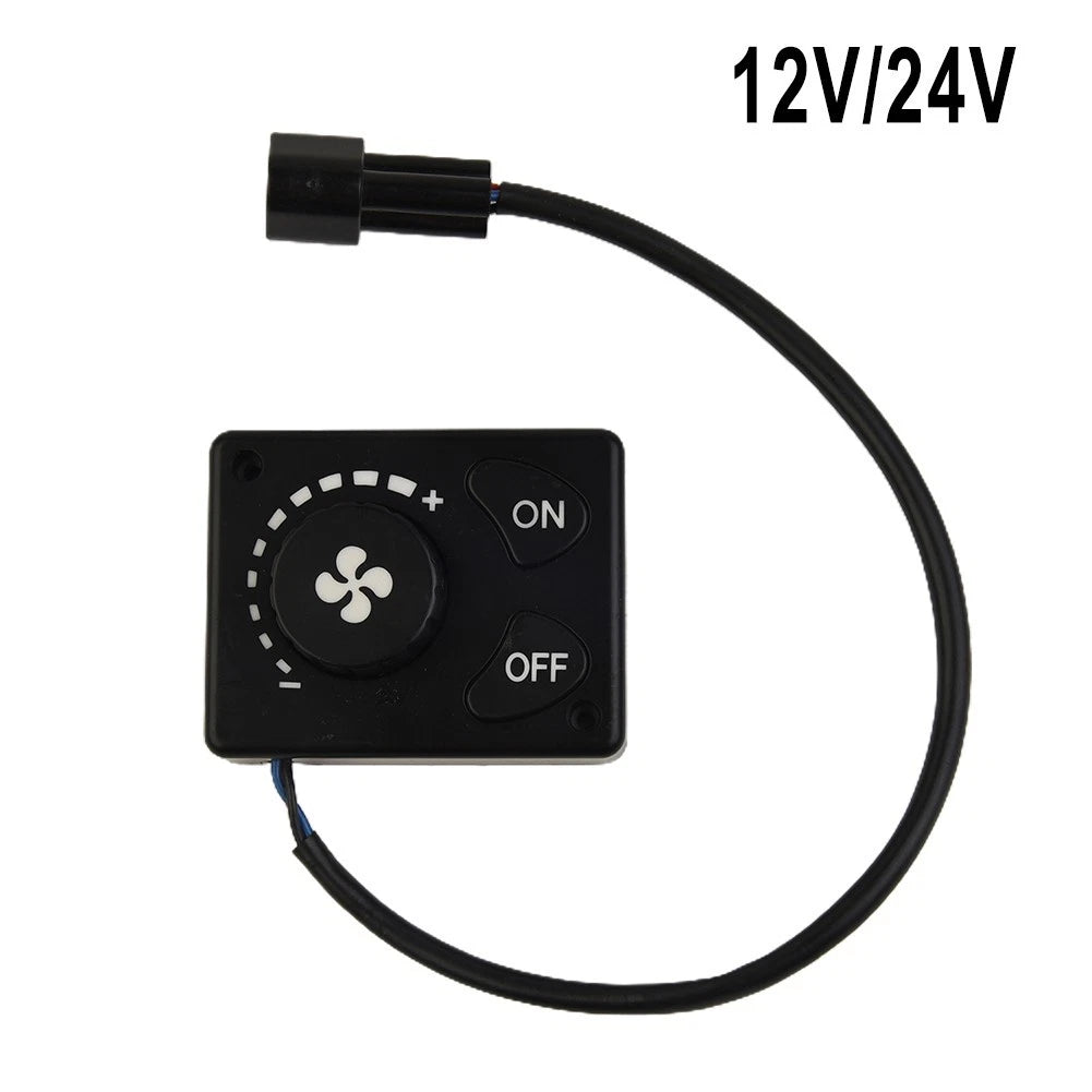 Parking Heater Control LCD Knob Switch for Diesel Air (12V 24V)