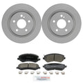 Bosch Rear Disc Brake Rotors & Semi-Met Brake Pads Kit for Mercedes W221 S550 R230 SL550 (2007–2013)