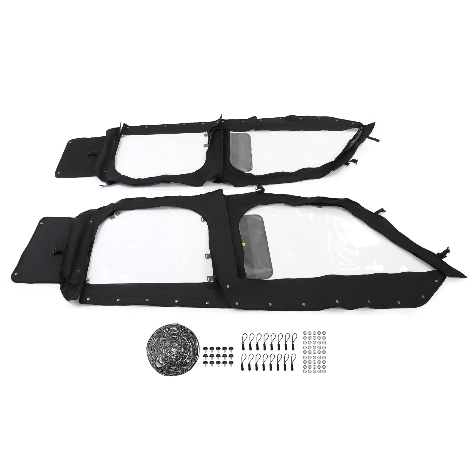 2X Soft Cab Enclosure Upper Doors for Polaris General XP 4 1000