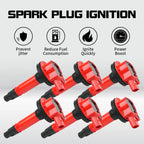Set of 6 Ignition Coils for Ford Lincoln Mazda 3.7L 3.5L V6 (UF553 DG520)