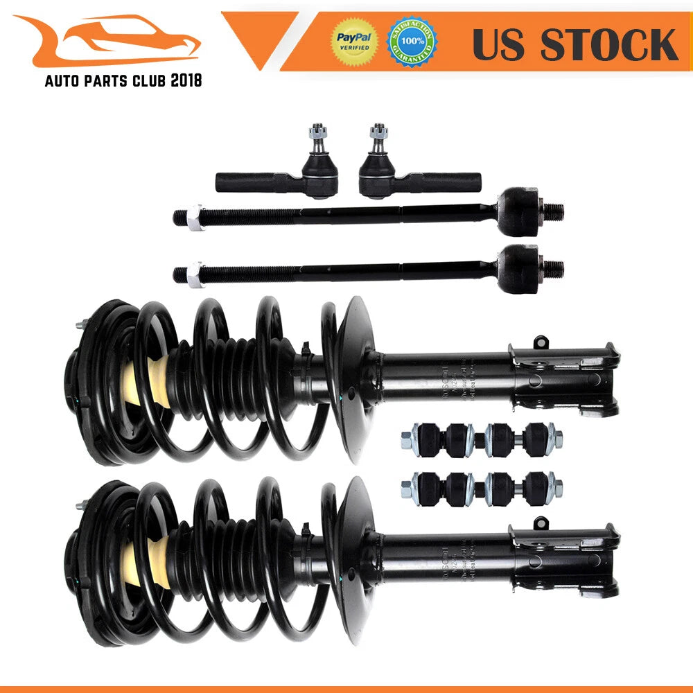 Front Struts Tie Rod Sway Bar Link Kit for Chrysler PT Cruiser (2001–2010)