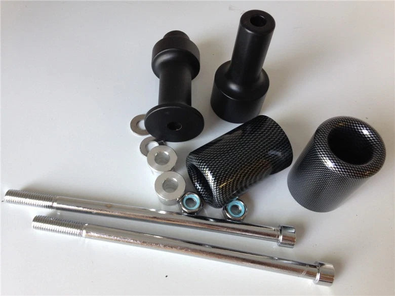 No Cut Frame Slider Protector for Kawasaki Z1000 (2003–2006) Carbon
