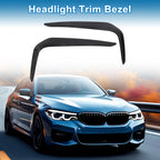 2X Headlight Trim Bezel for BMW 5 Series G30 (2018–2022)