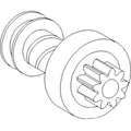 C-101 Starter Drive for Case-IH Tractor 404 460 504 560 606 (Fits Models)