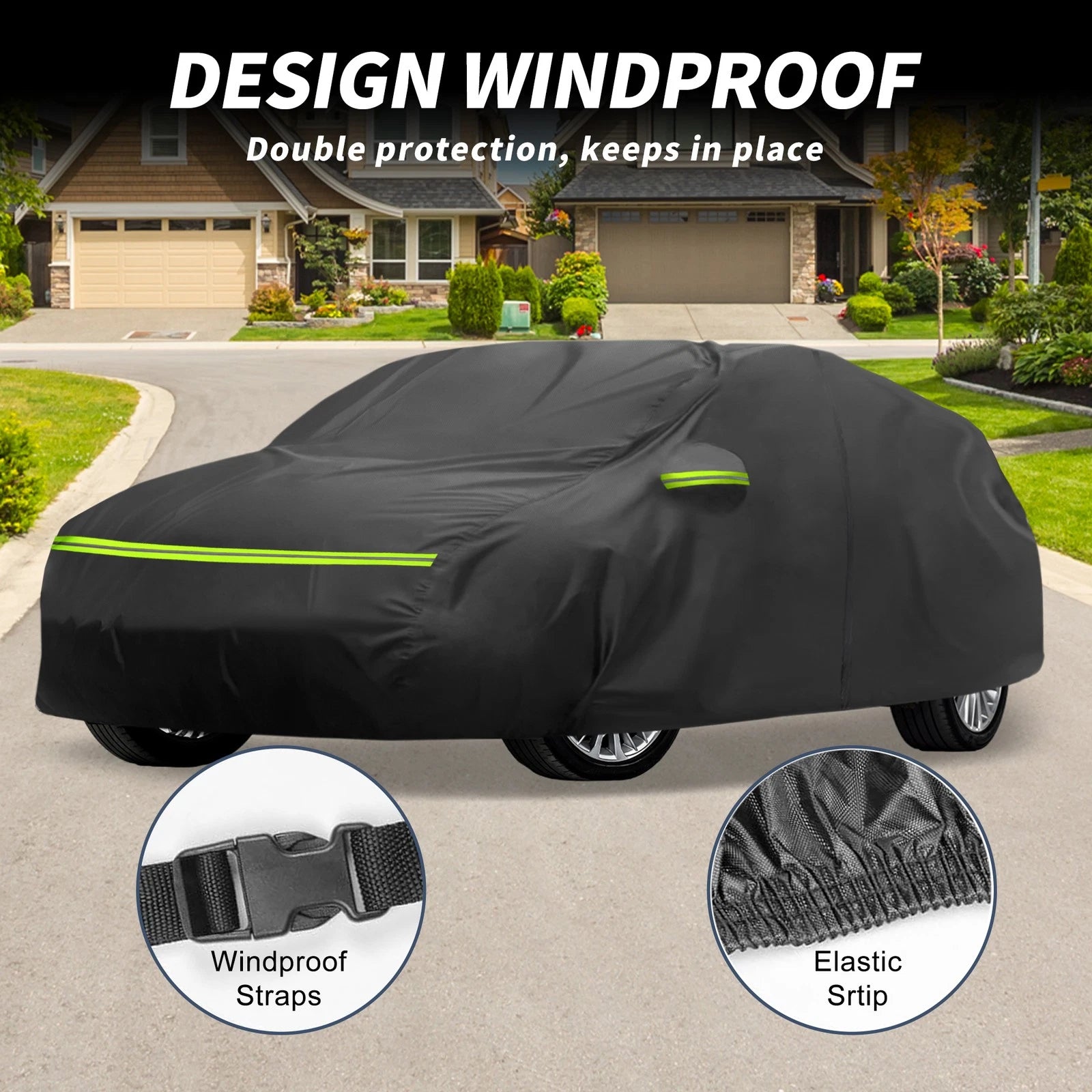 Waterproof 210D-PU Car Cover for Volkswagen Passat B8 (2015–2023)
