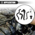 Engine Crankcase Breather Hose Pipe Valve for Audi Volkswagen (2000–2006)