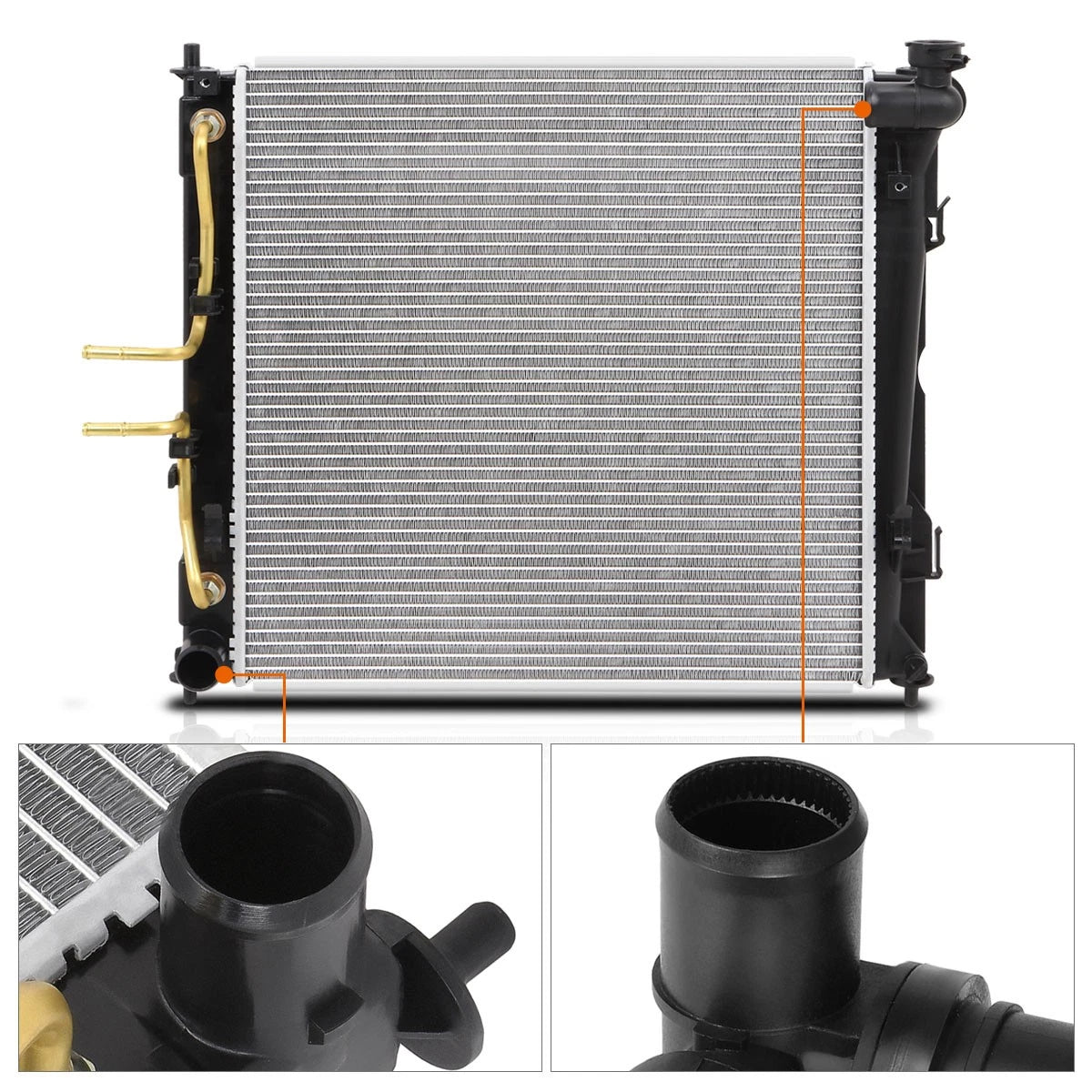 Full Aluminum Radiator for Kia Optima / Hyundai Sonata 2.0T (2011–2015) DPI-13189