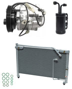 AC Compressor Kit With Condenser for Mazda Protege DOHC 1.8L (1990–1994)
