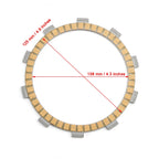 Clutch Friction Plate Kit for Ducati Superbike 848 (2008–2010) Multistrada 1100 (2007–2009)