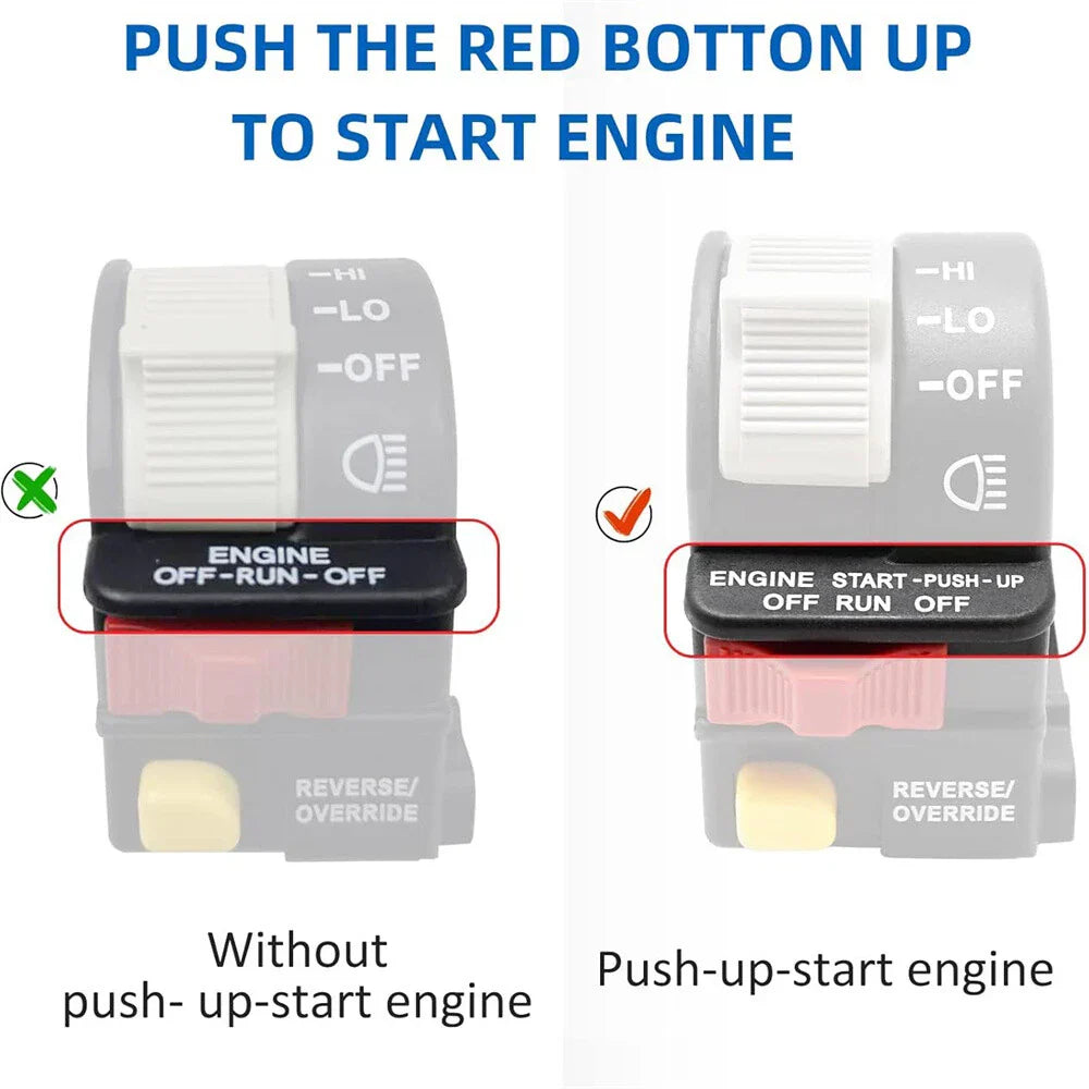 Left Handlebar Start Stop Switch for Polaris ATV Magnum Scrambler 500 (1995-2000)