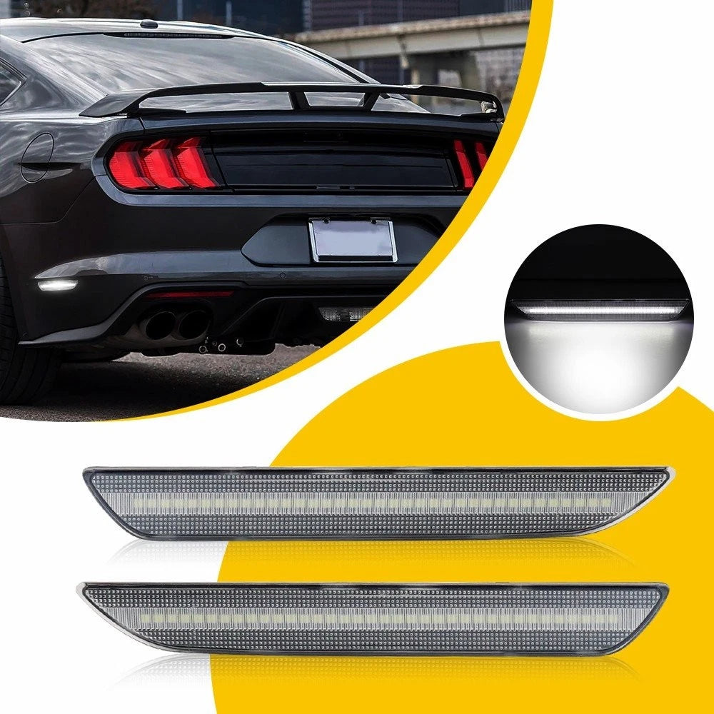 LED White Side Marker Light for Ford Mustang Shelby GT350 GT500 (2015–2021)