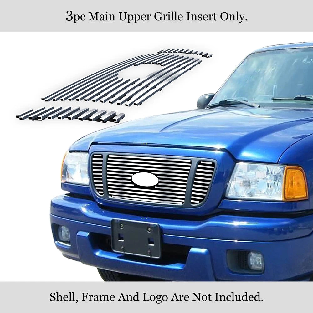 Chrome Billet Grille Insert for Ford Ranger 4WD (2004-2005)