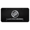 Name & Logo on Black License Plate - Officially Licensed for Buick LaCrosse