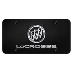 Name & Logo on Black License Plate - Officially Licensed for Buick LaCrosse